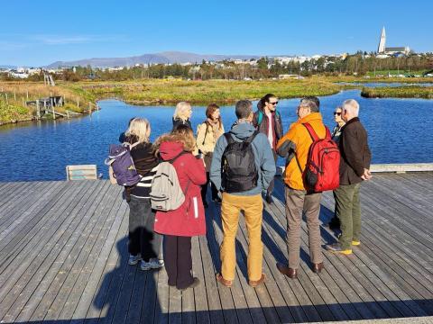 BEFoRE hópurinn fræðist um Vatnsmýrina